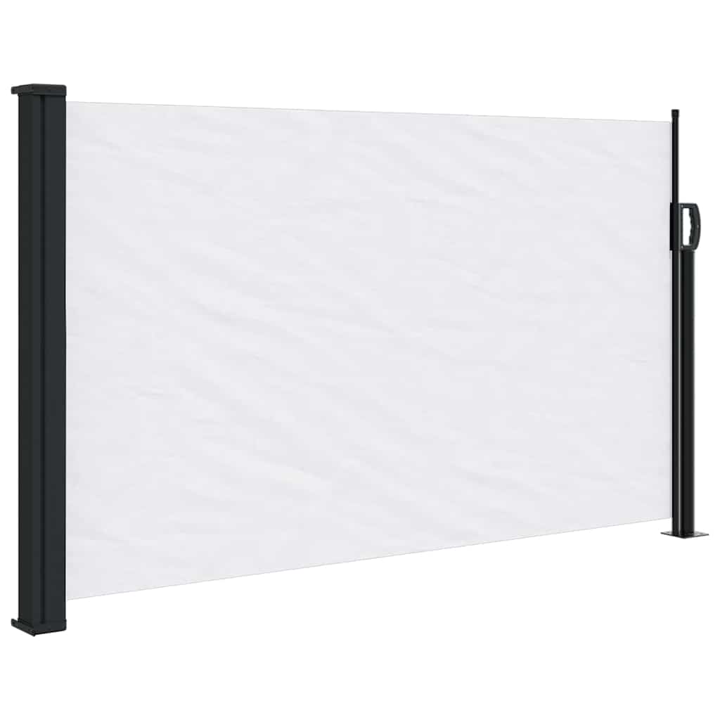 vidaXL Retractable Side Awning White 120x500 cm 2