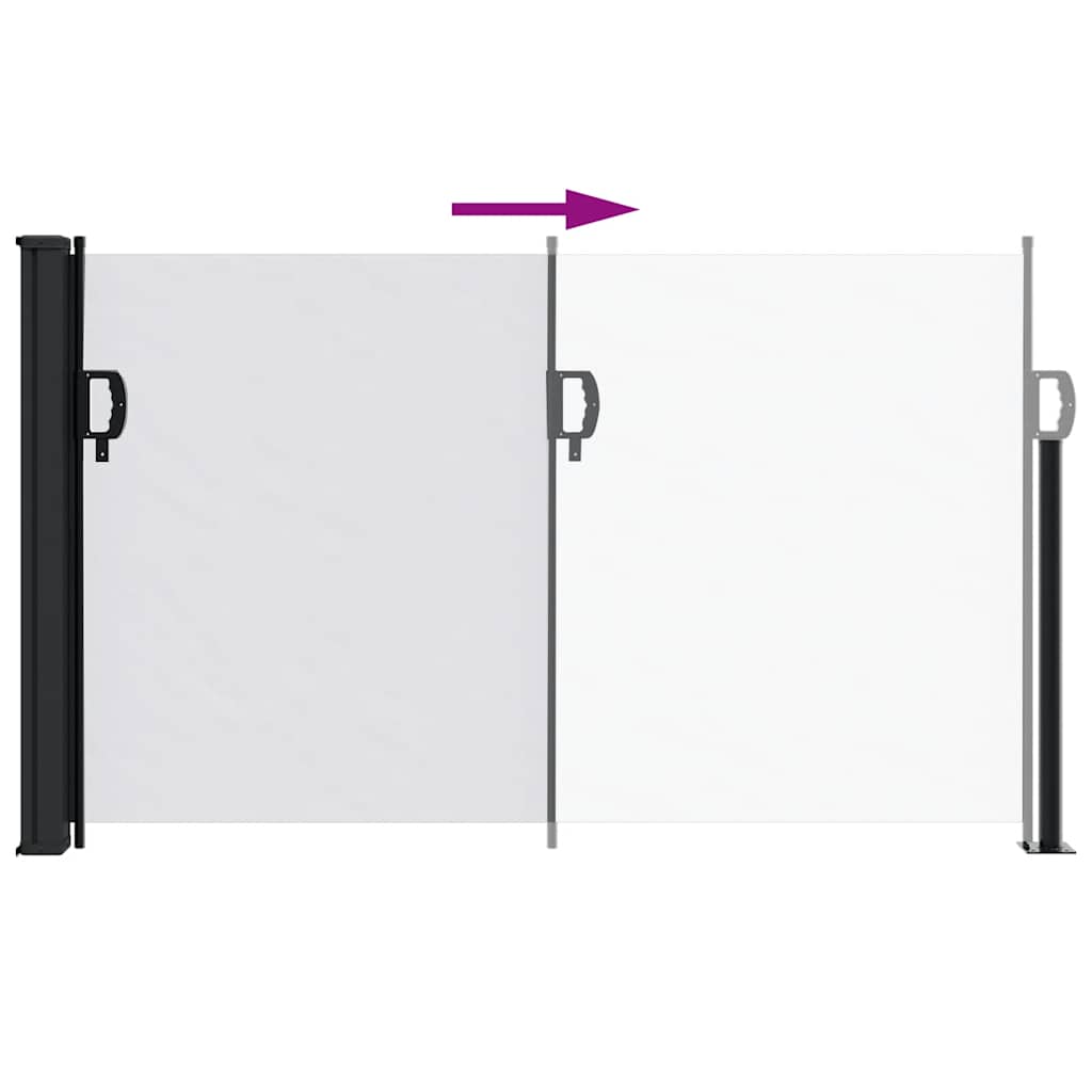 vidaXL Retractable Side Awning White 120x500 cm 5