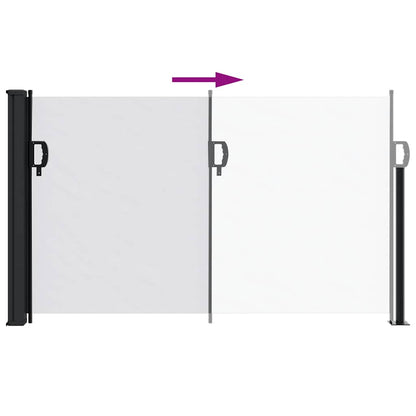 vidaXL Retractable Side Awning White 120x500 cm 5