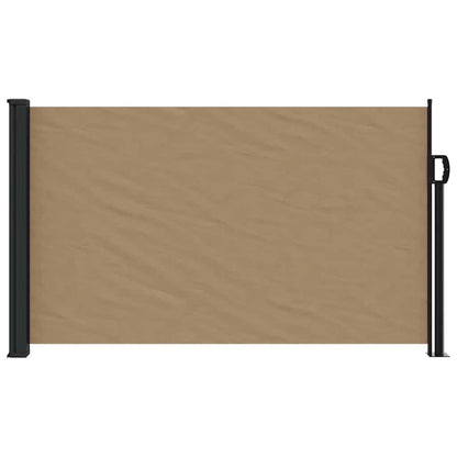 Retractable Side Awning 120x500 cm Drop 500 cm Width 120 cm Taupe