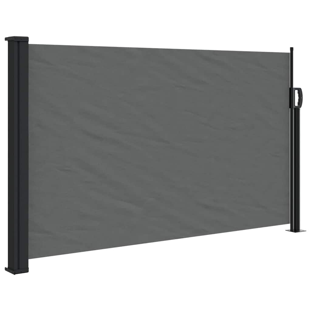 Retractable Side Awning 120x500 cm Drop 500 cm Width 120 cm Anthracite