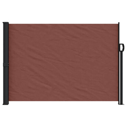 vidaXL Retractable Side Awning Brown 140x500 cm 3