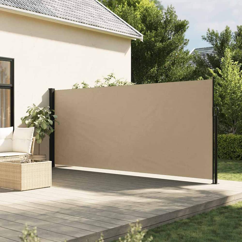 Retractable Side Awning 160x500 cm Beige