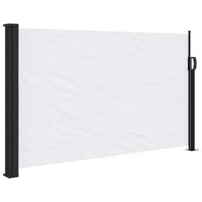 vidaXL Retractable Side Awning White 120x600 cm 2
