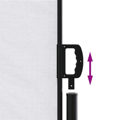 vidaXL Retractable Side Awning White 120x600 cm 6