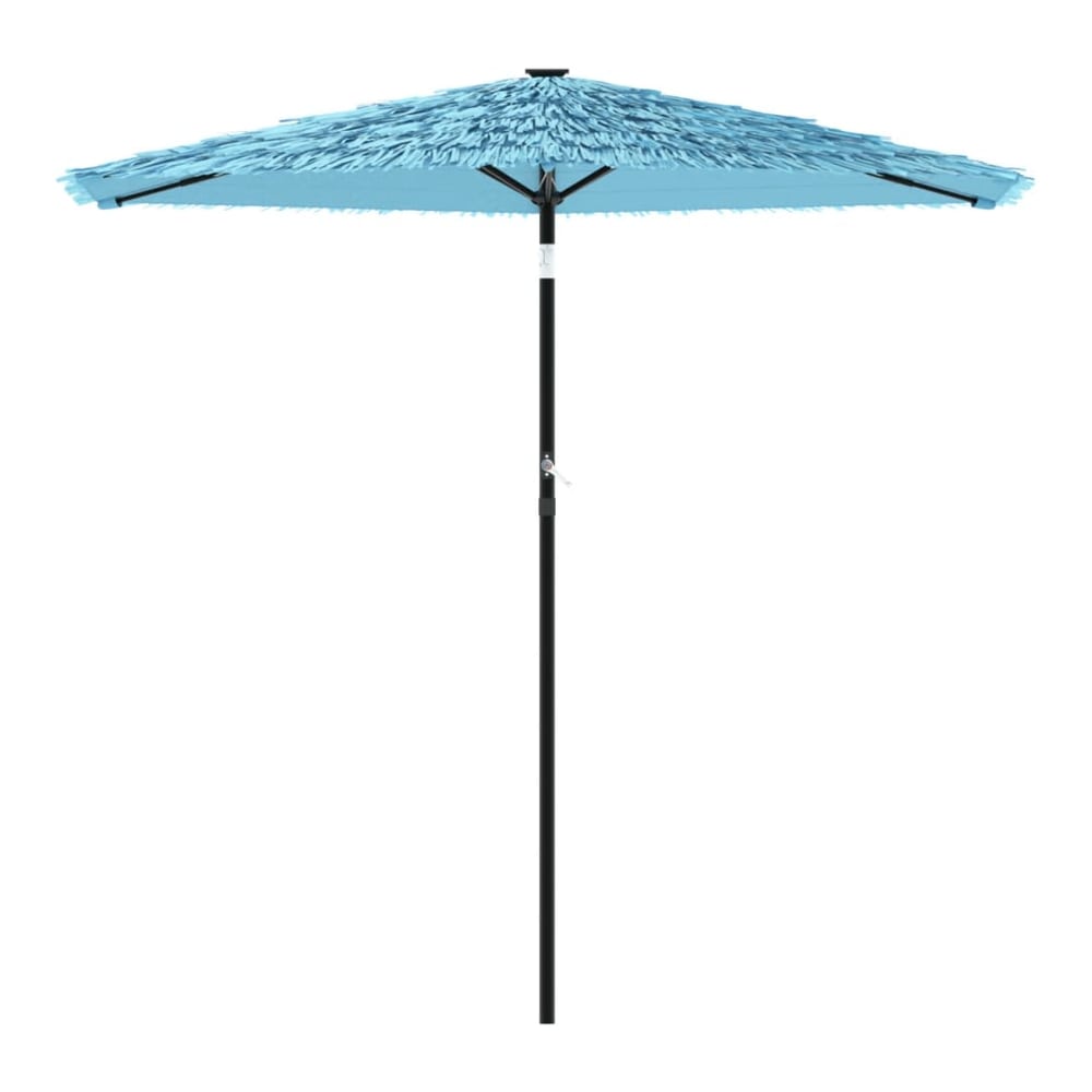 Garden Parasol with Steel Pole Blue 223 cm 213 cm 223 cm