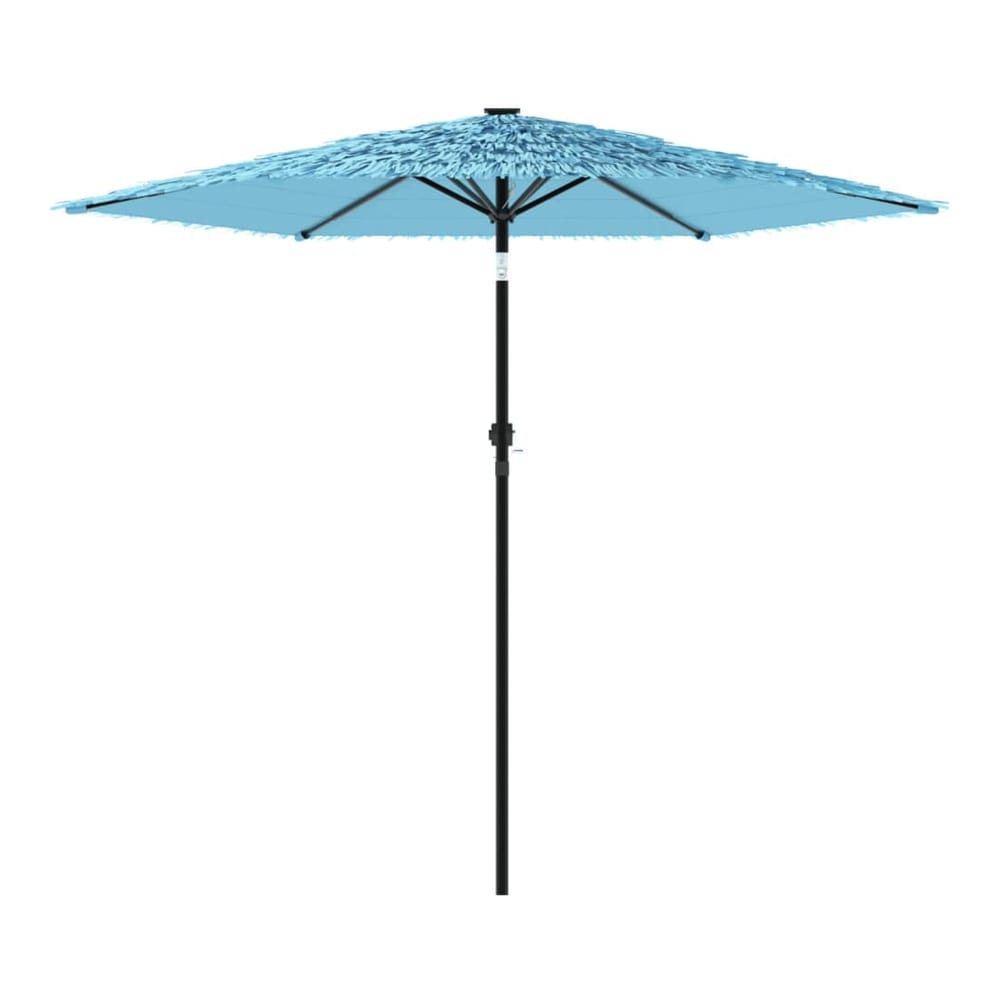 Garden Parasol with Steel Pole Blue 223 cm 213 cm 223 cm