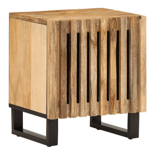 Bedside Cabinet 40x34x46 cm Solid Wood Mango Rough mango wood 1