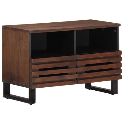 vidaXL TV Cabinet Brown 70x34x46 cm Solid Wood Mango 1