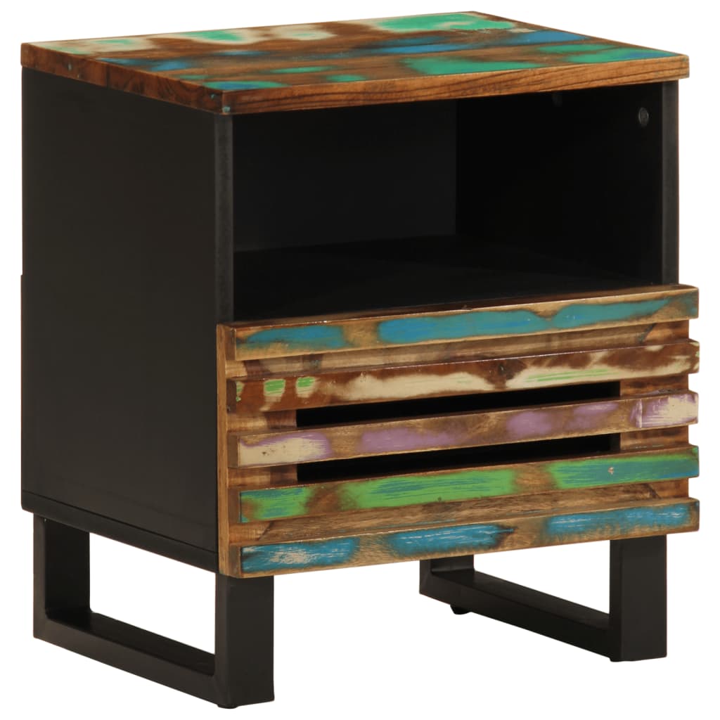 vidaXL Bedside Cabinets 2 pcs 40x33x46 cm Solid Wood Reclaimed 2