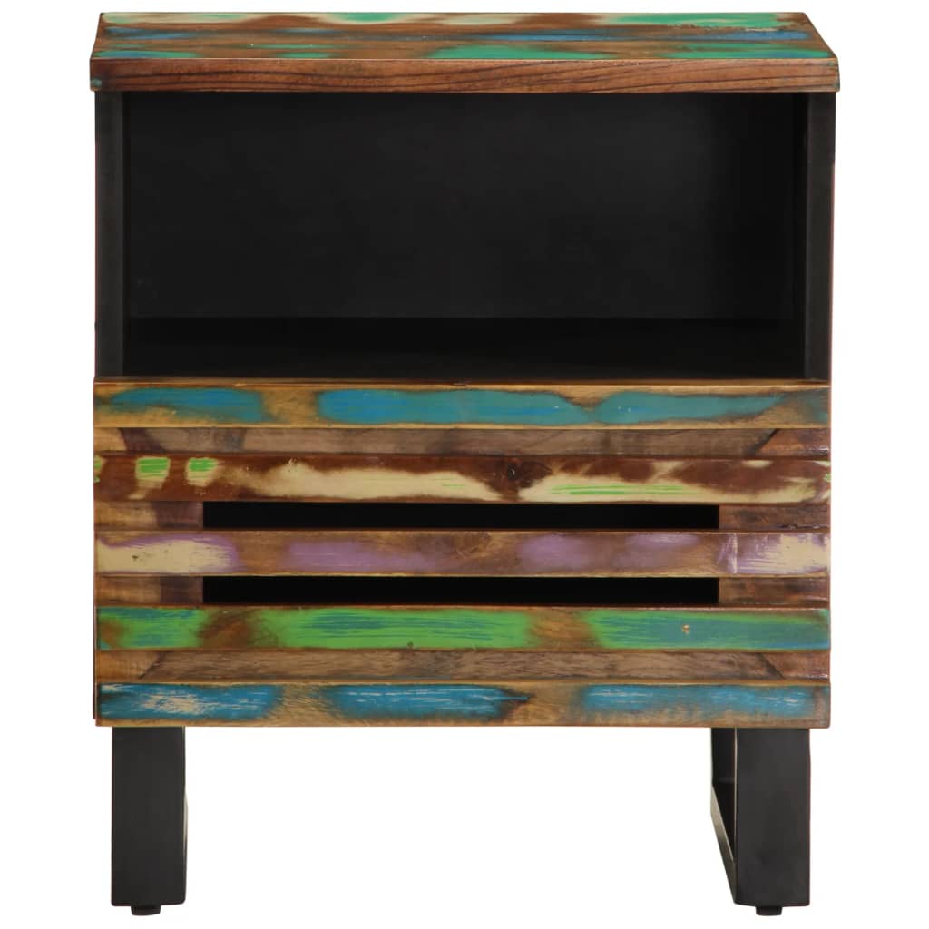 vidaXL Bedside Cabinets 2 pcs 40x33x46 cm Solid Wood Reclaimed 4