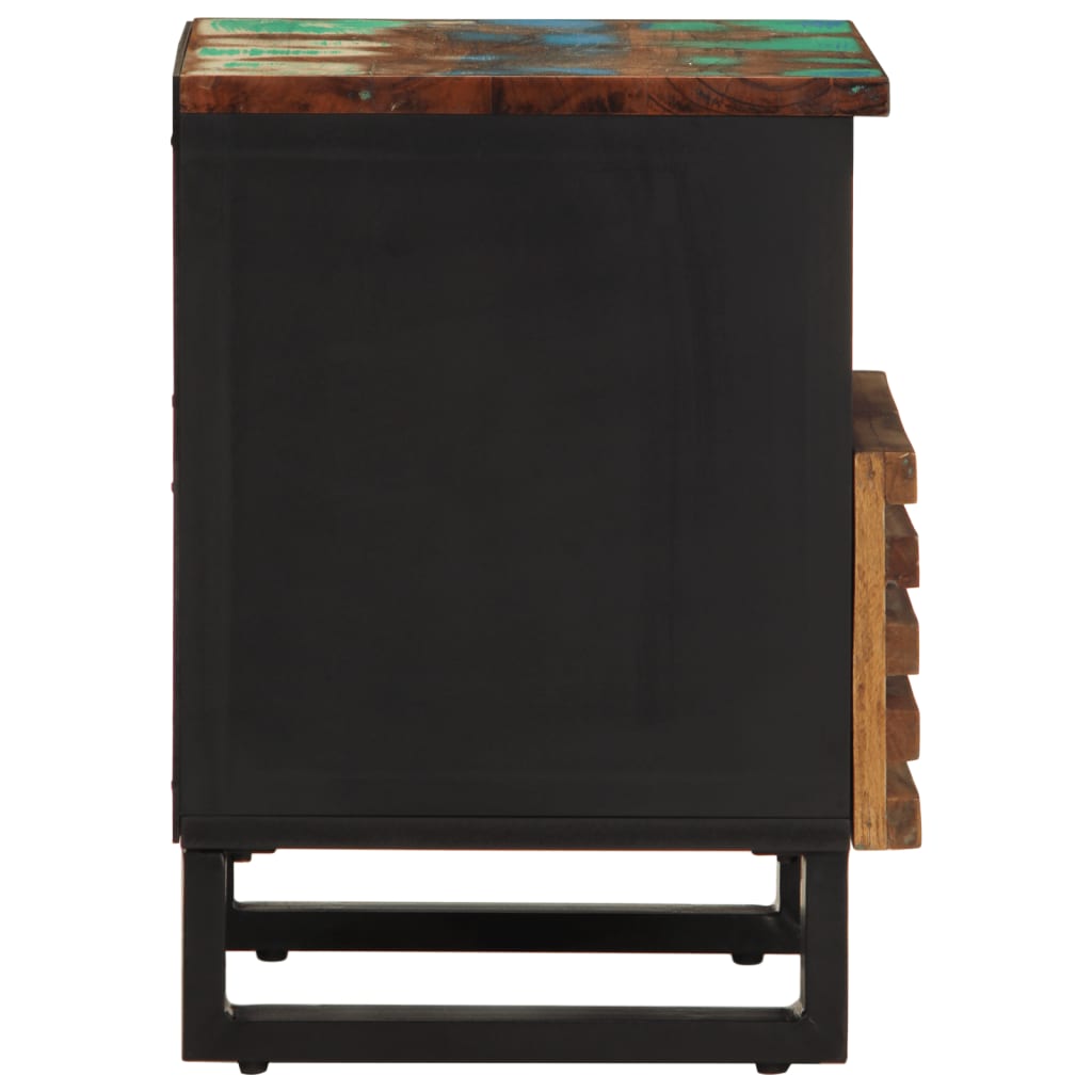 vidaXL Bedside Cabinets 2 pcs 40x33x46 cm Solid Wood Reclaimed 5