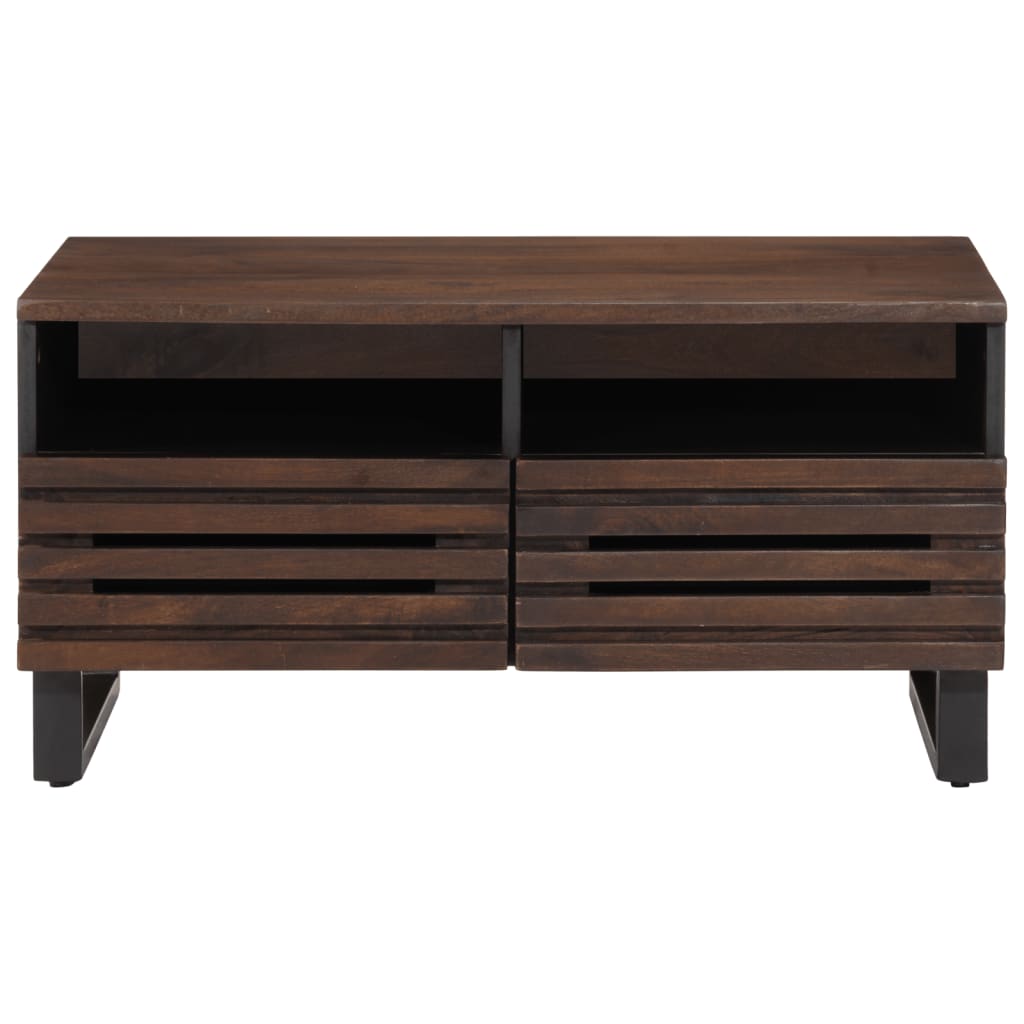 vidaXL Coffee Table Brown 80x55x40 cm Solid Wood Mango 2