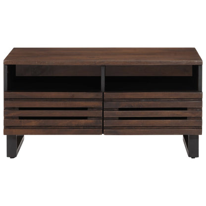 vidaXL Coffee Table Brown 80x55x40 cm Solid Wood Mango 2