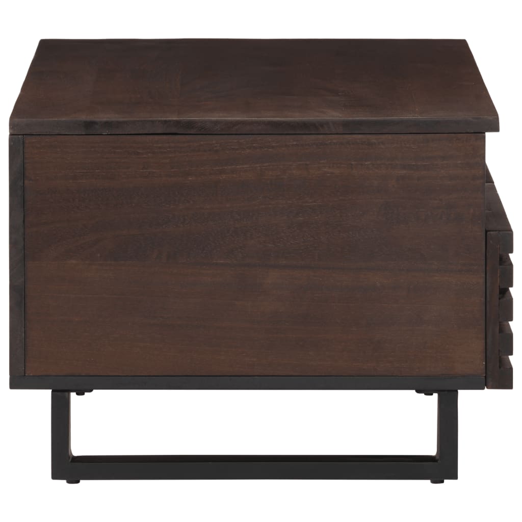vidaXL Coffee Table Brown 80x55x40 cm Solid Wood Mango 3
