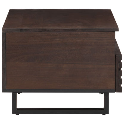 vidaXL Coffee Table Brown 80x55x40 cm Solid Wood Mango 3