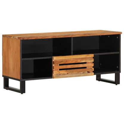 vidaXL TV Cabinet 100x34x46 cm Solid Wood Acacia 1