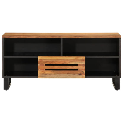 vidaXL TV Cabinet 100x34x46 cm Solid Wood Acacia 2