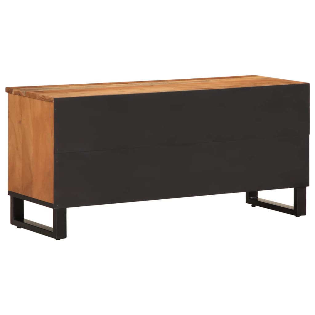 vidaXL TV Cabinet 100x34x46 cm Solid Wood Acacia 5