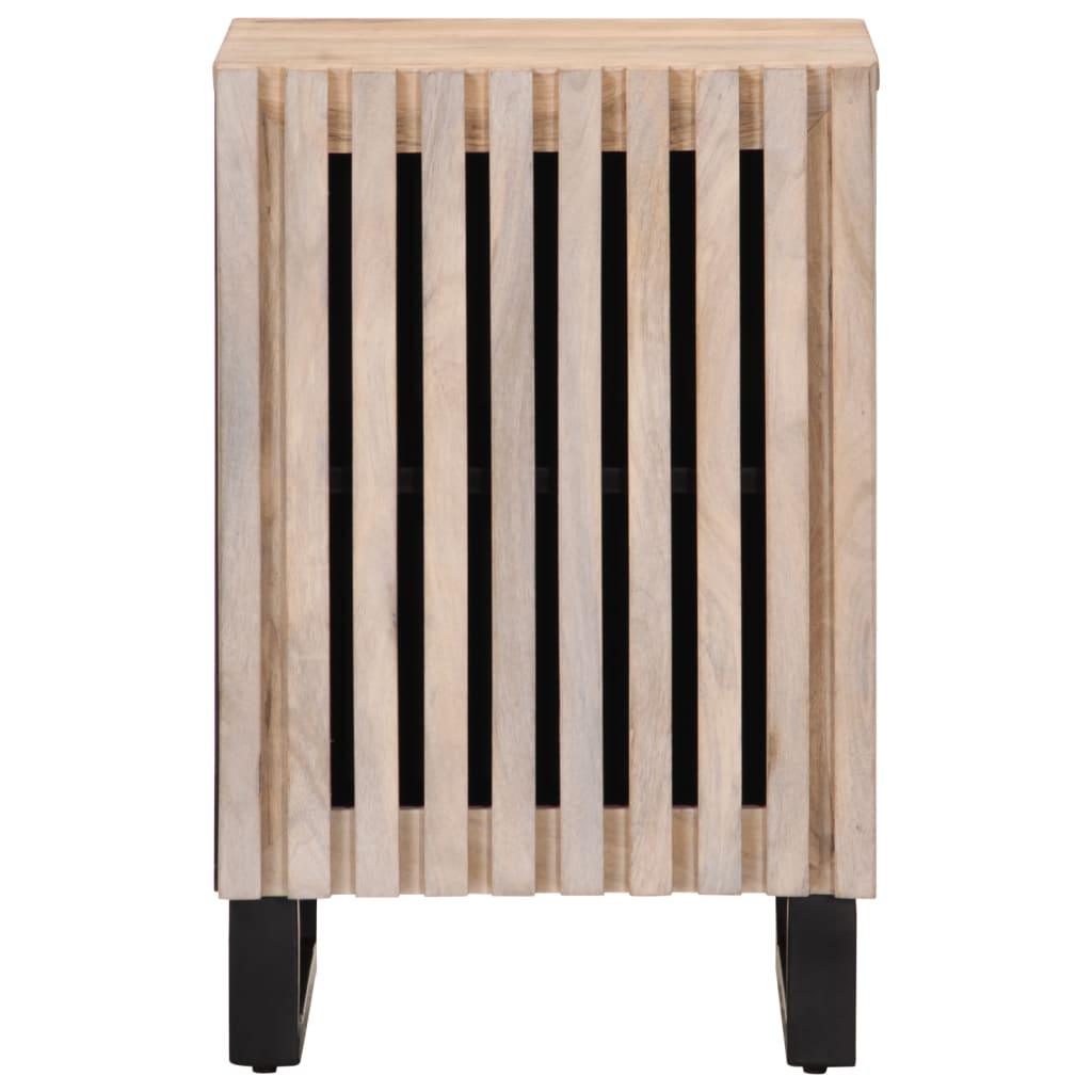 vidaXL Bathroom Cabinet 38x34x58 cm Solid Wood Mango 2