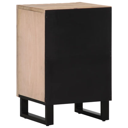 vidaXL Bathroom Cabinet 38x34x58 cm Solid Wood Mango 4