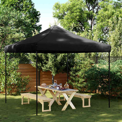 Foldable Party Tent Pop-Up 292x292x315 cm No without Sidewall Black