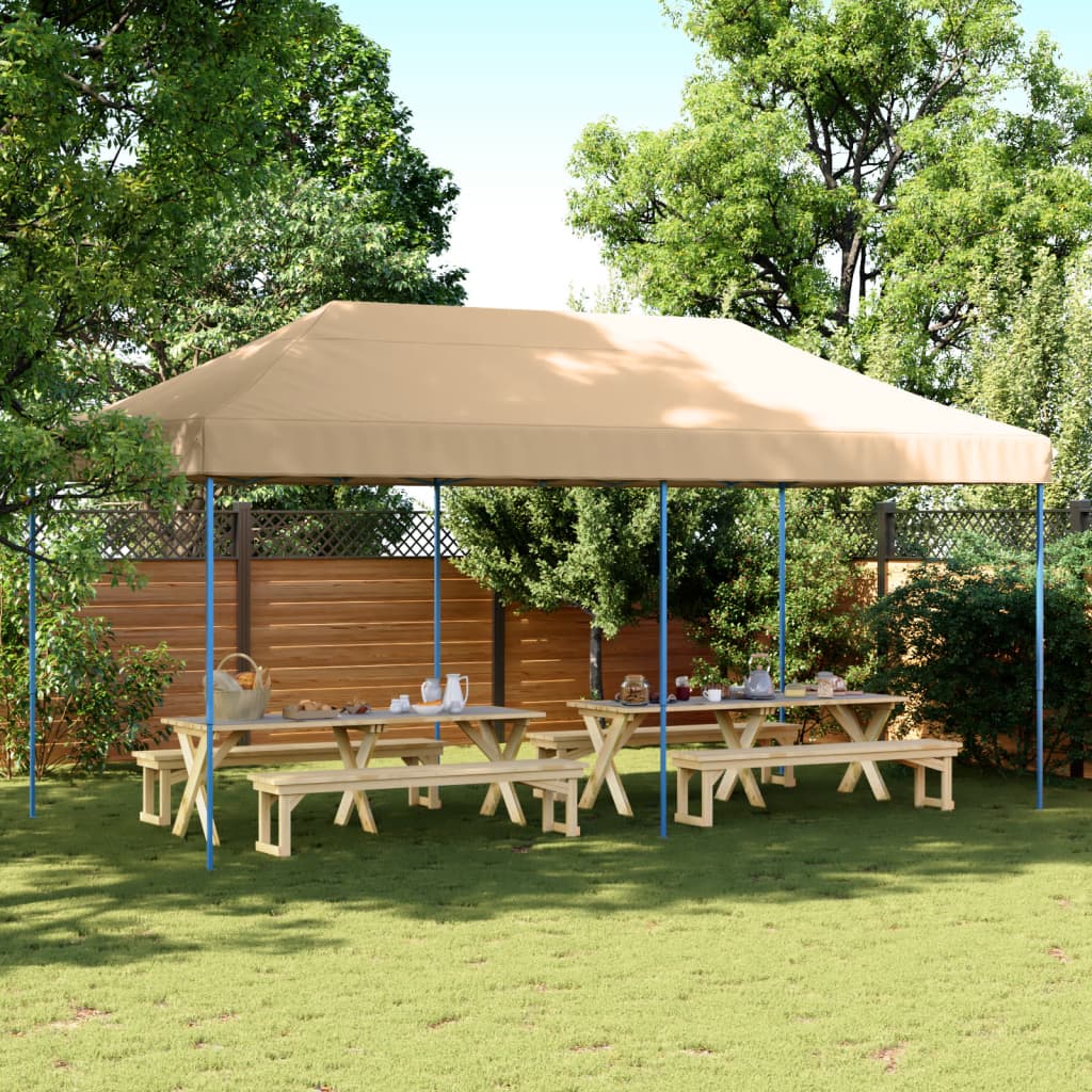 vidaXL Foldable Party Tent Pop-Up 580x292x315 cm No without Sidewall