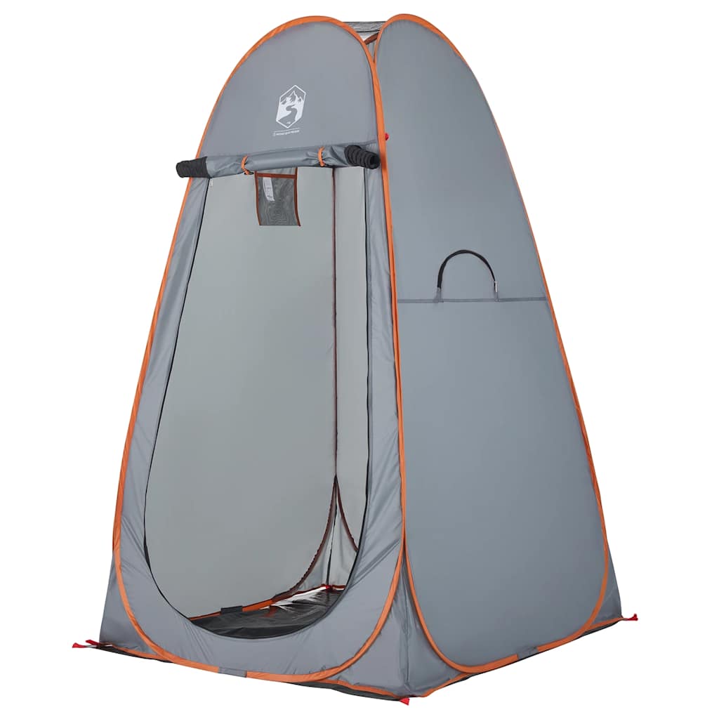 vidaXL Privacy Tent Grey and Orange Pop-up Waterproof 4
