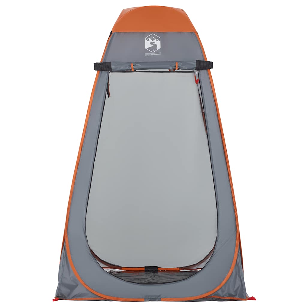 vidaXL Privacy Tent Grey and Orange Pop-up Waterproof 5