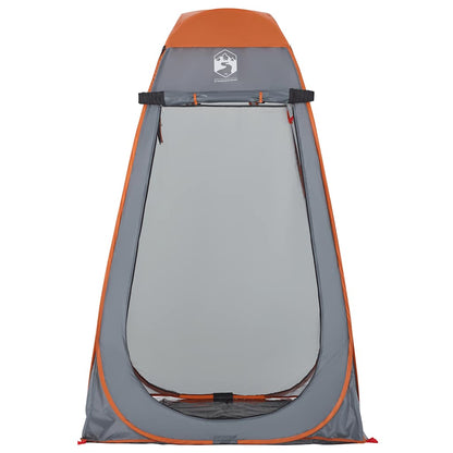 vidaXL Privacy Tent Grey and Orange Pop-up Waterproof 5