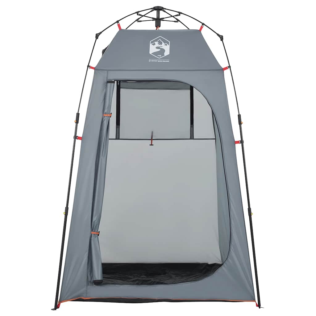 vidaXL Privacy Tent Grey Quick Release Waterproof 6