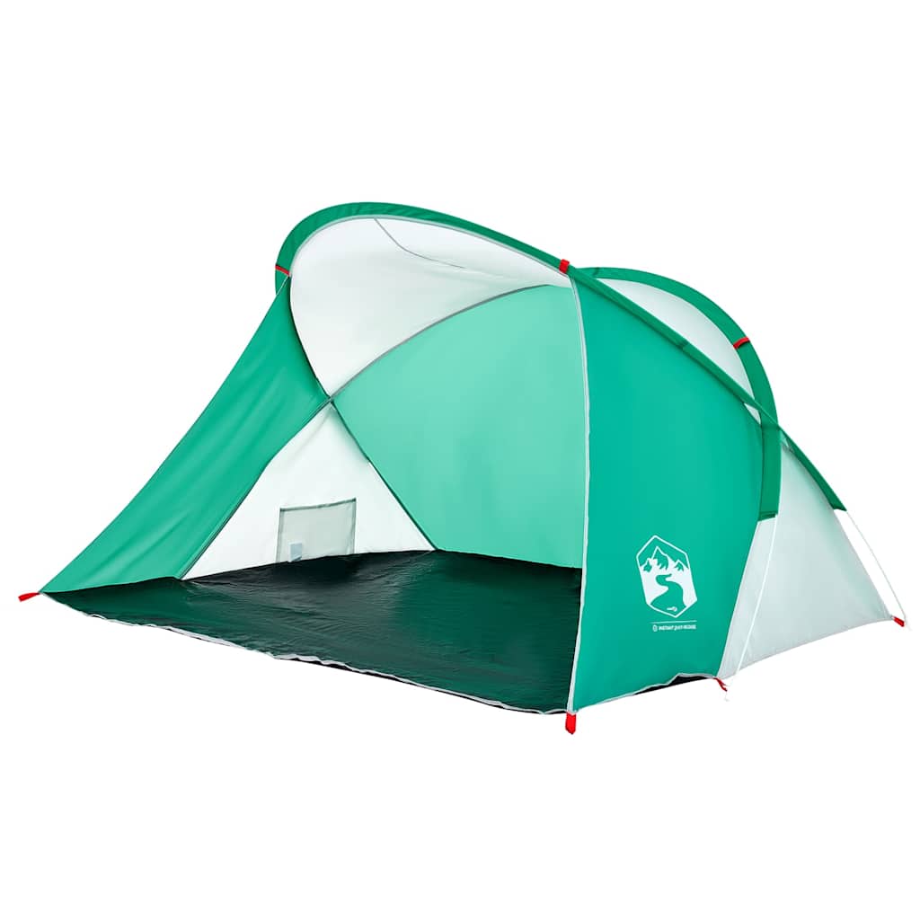 vidaXL Beach Tent 2-Person Sea Green Pop-up Waterproof 2