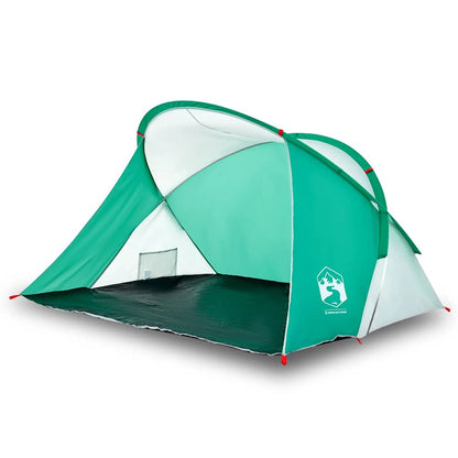 vidaXL Beach Tent 2-Person Sea Green Pop-up Waterproof 4