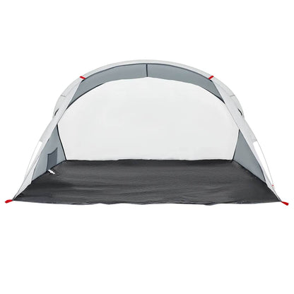 vidaXL Beach Tent 2-Person Grey Pop-up Waterproof 5