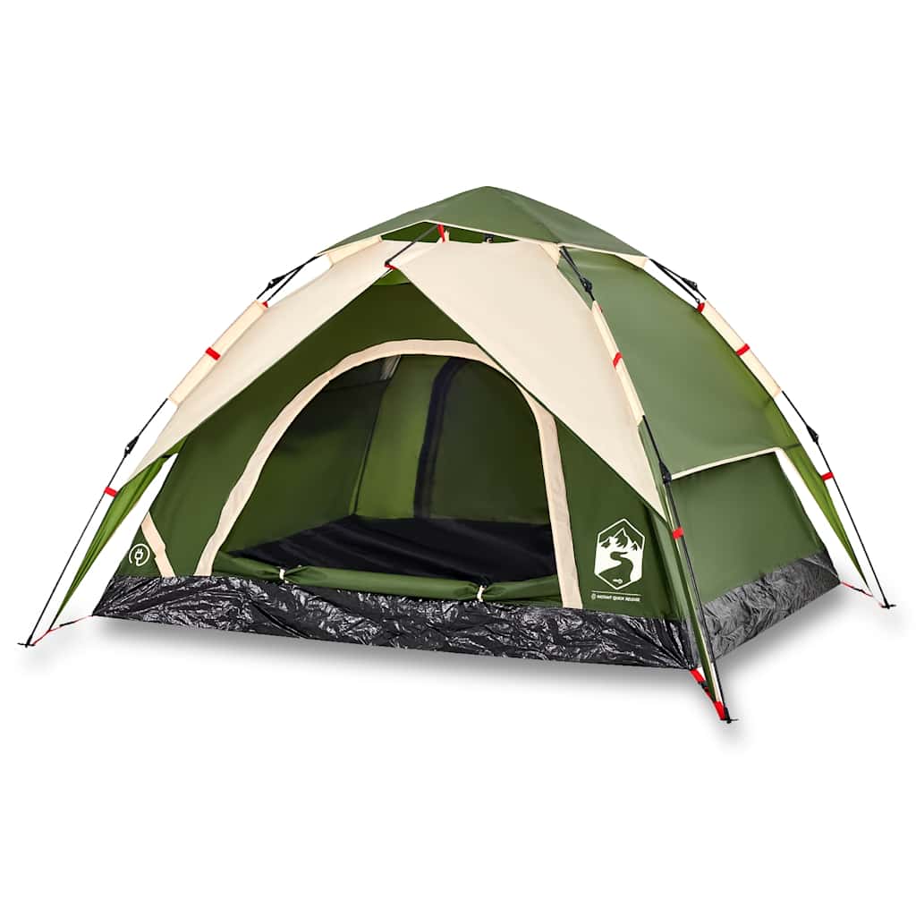 Camping Tent Dome Quick Release Green