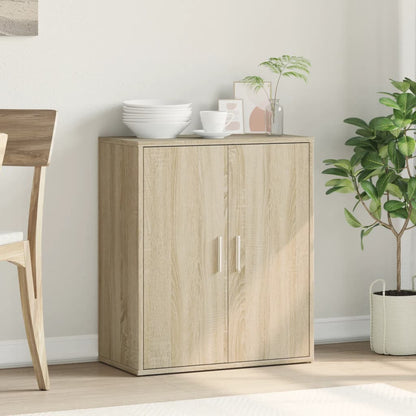 vidaXL Sideboard Sonoma Oak 60x31x70 cm Engineered Wood 3