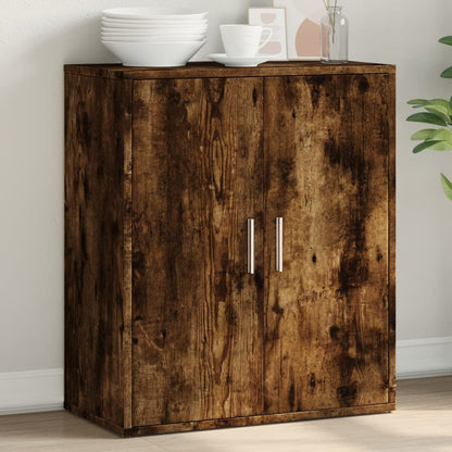 vidaXL Sideboard Smoked Oak 60x31x70 cm Engineered Wood 1