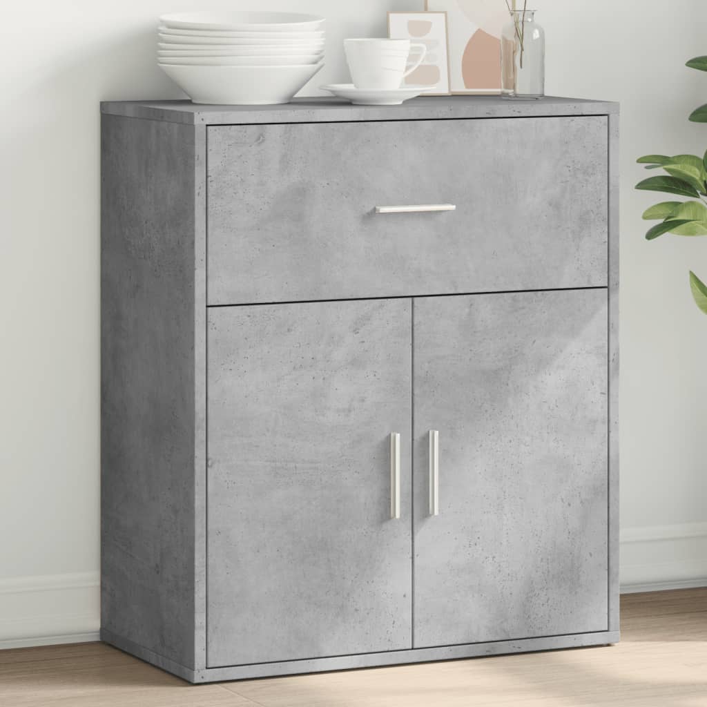 vidaXL Sideboard Concrete Grey 60x31x70 cm Engineered Wood 1