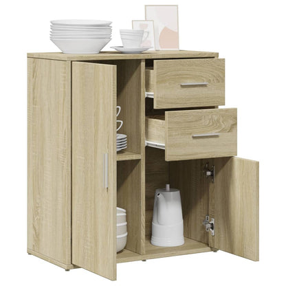 vidaXL Sideboard Sonoma Oak 60x31x70 cm Engineered Wood 4