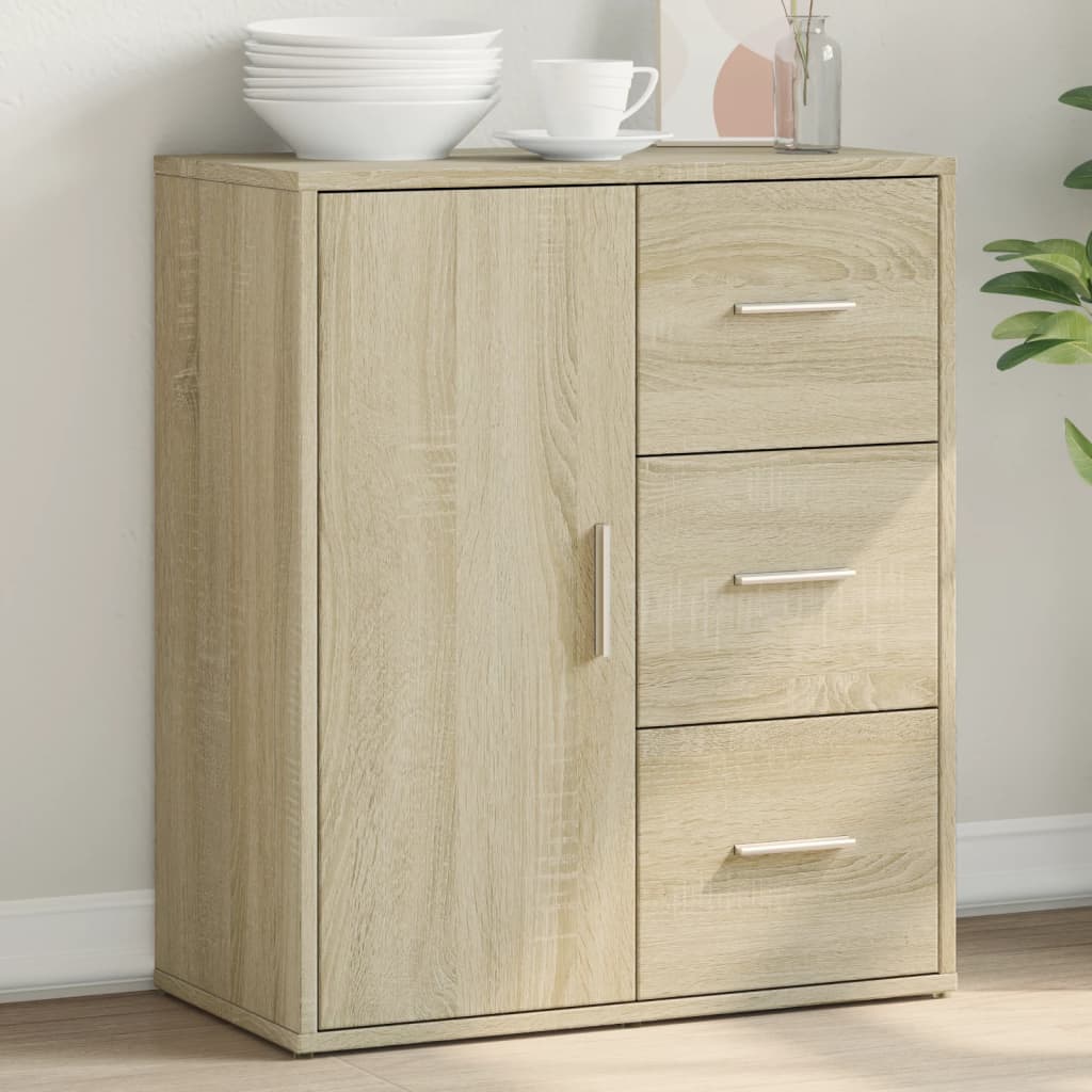 vidaXL Sideboard Sonoma Oak 60x31x70 cm Engineered Wood 1