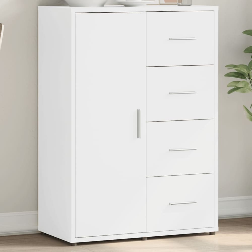Sideboard 60x31x84 cm Engineered Wood White