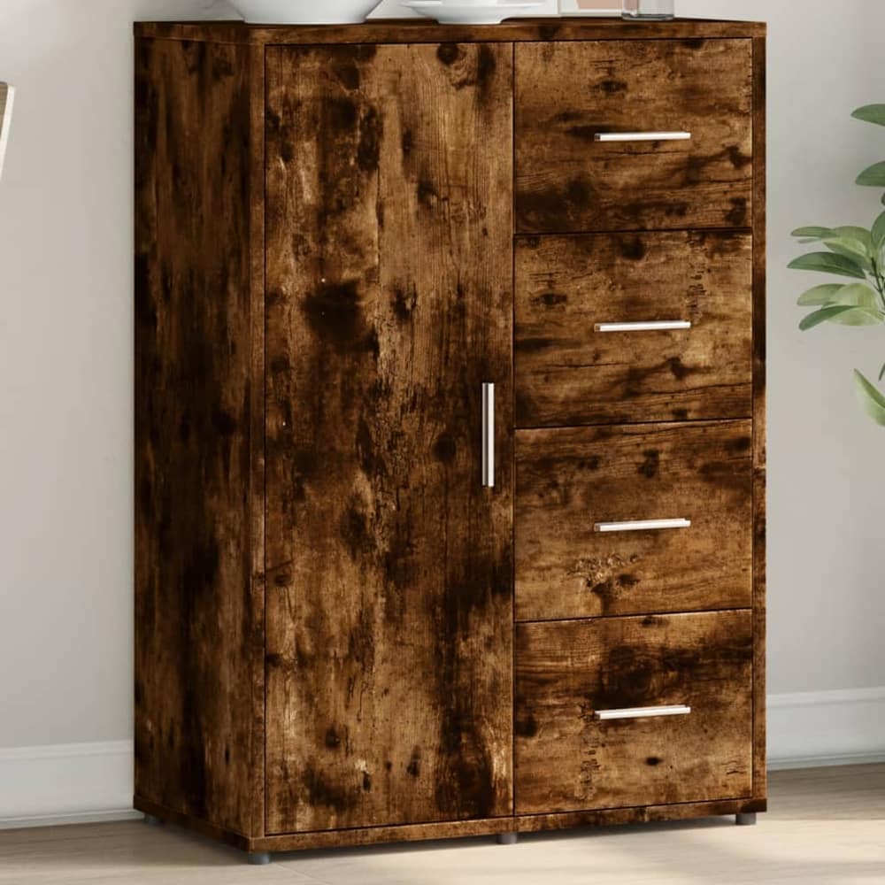 Sideboard 60x31x84 cm Engineered Wood Smoked oak