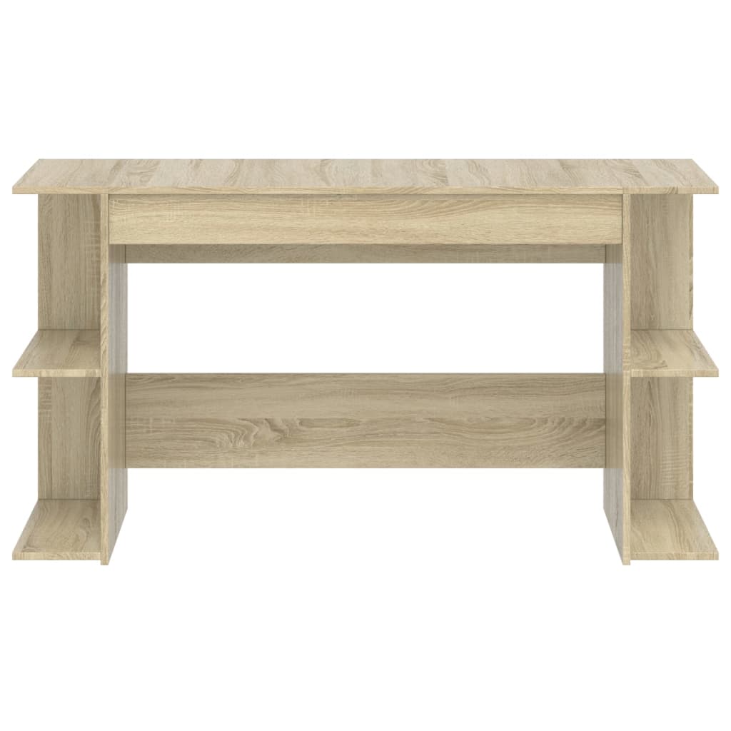Desk 140x50x75 cm Engineered Wood Sonoma oak