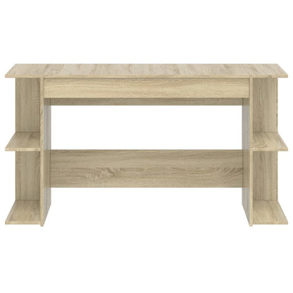 Desk 140x50x75 cm Engineered Wood Sonoma oak
