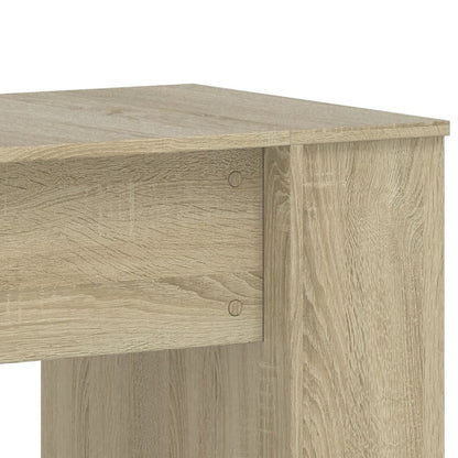 Desk 140x50x75 cm Engineered Wood Sonoma oak