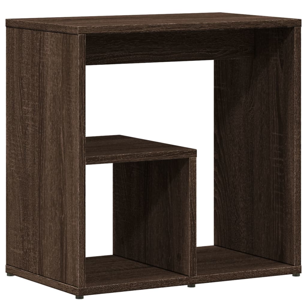 vidaXL Side Tables 2 pcs Brown Oak 50x30x50 cm Engineered Wood 5