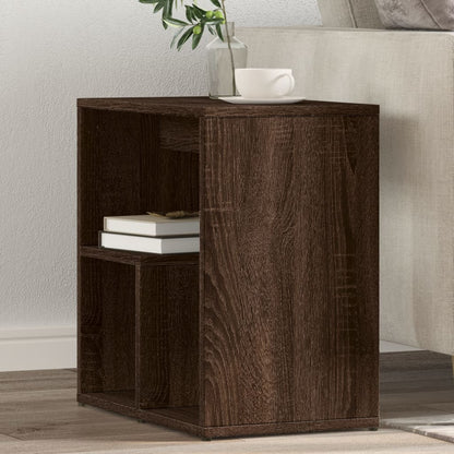 vidaXL Side Tables 2 pcs Brown Oak 50x30x50 cm Engineered Wood 1