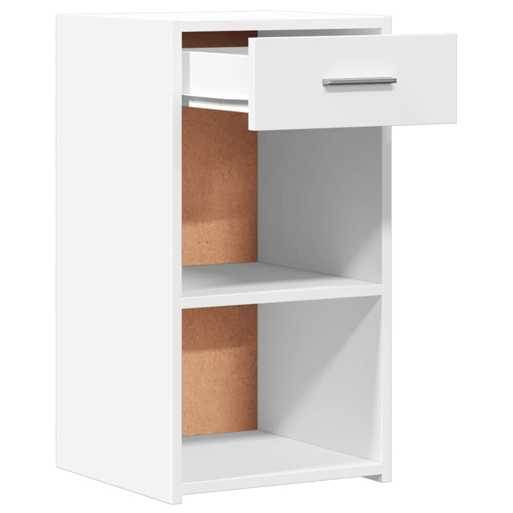 vidaXL Bedside Cabinets 2 pcs White 35x34x65 cm Engineered Wood 5