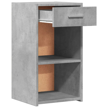 vidaXL Bedside Cabinets 2 pcs Concrete Grey 35x34x65 cm Engineered Wood 5