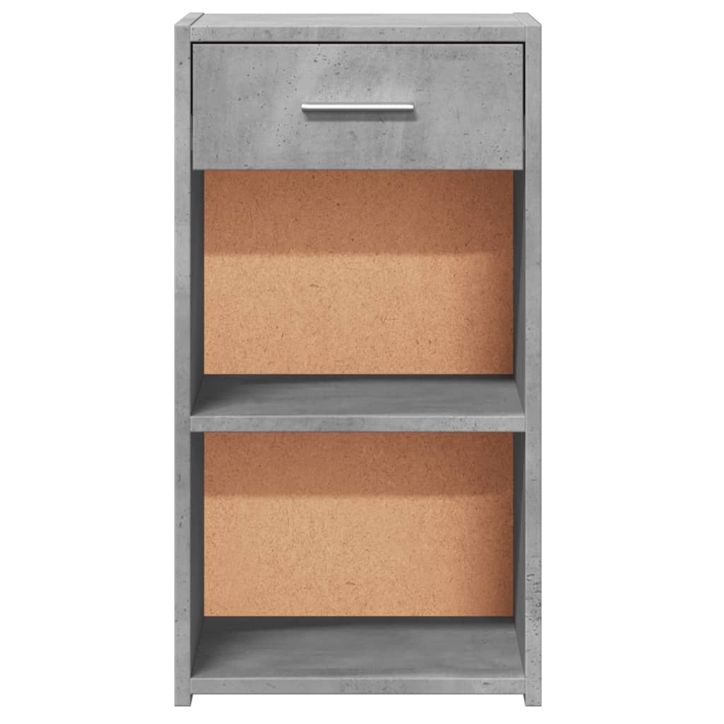 vidaXL Bedside Cabinets 2 pcs Concrete Grey 35x34x65 cm Engineered Wood 6